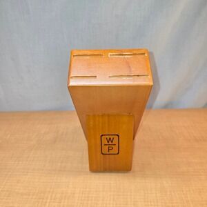 Wolfgang Puck WP Santoku‎ Chef's Knife Set Wood Block Only for 9" 7" 5" & 3"
